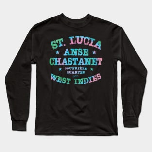 St. Lucia, West Indies Long Sleeve T-Shirt